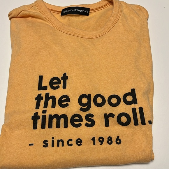 Lulusimonstudio Lightweight Top Shirt Let the Good Times Roll | L - Picture 4 of 4